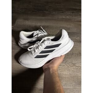 Adidas RUNFALCON 3 CLOUDFOAM Low Running Men's 9 Sneakers Shoes White / Black